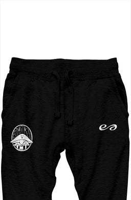 Edagiaghost x embroidered logo and banner premium joggers
