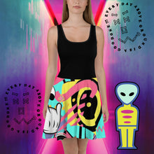 Load image into Gallery viewer, Edagiago Sirskimask Skater Dress by E4MD
